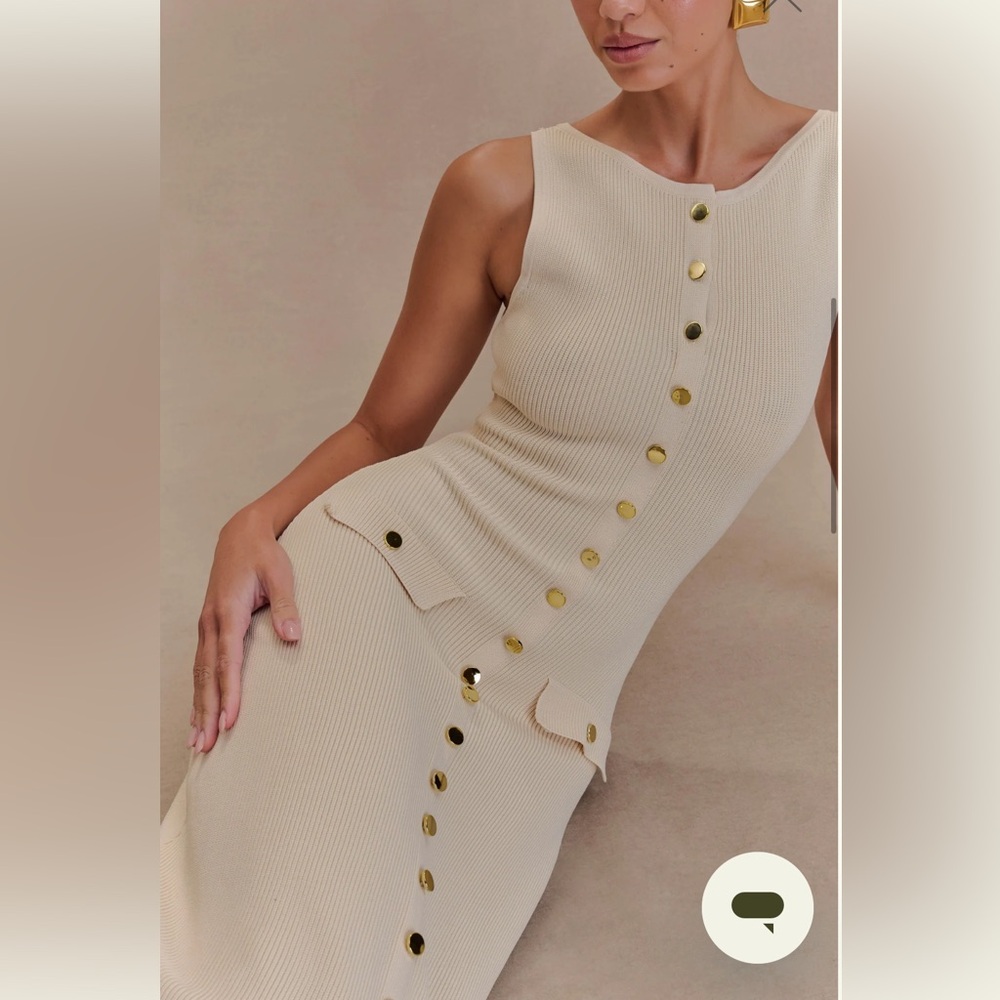 NEW Meshki buttoned maxi dress - Picture 3 of 6